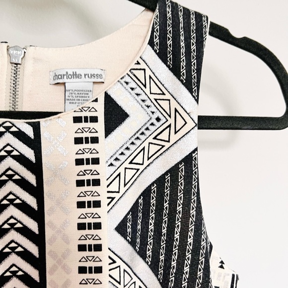 NWOT Charlotte Russe Small Tribal Print Bodycon Dress - Picture 7 of 13